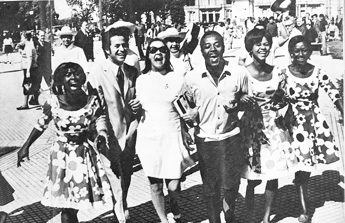 Perú Negro en el I Festival Internacional de la Danza y la Canción, en Buenos Aires, 1969