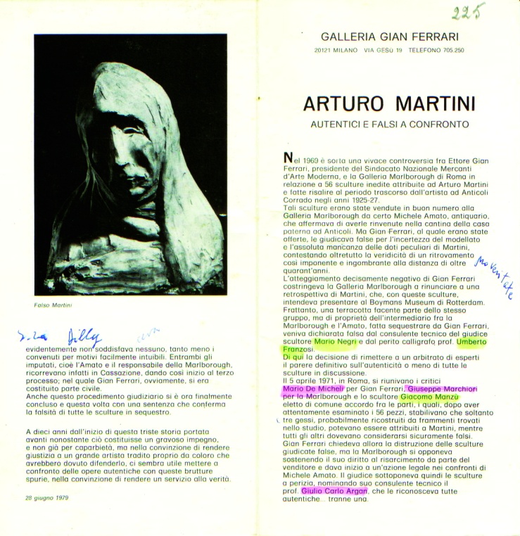 1979 arturo martini a