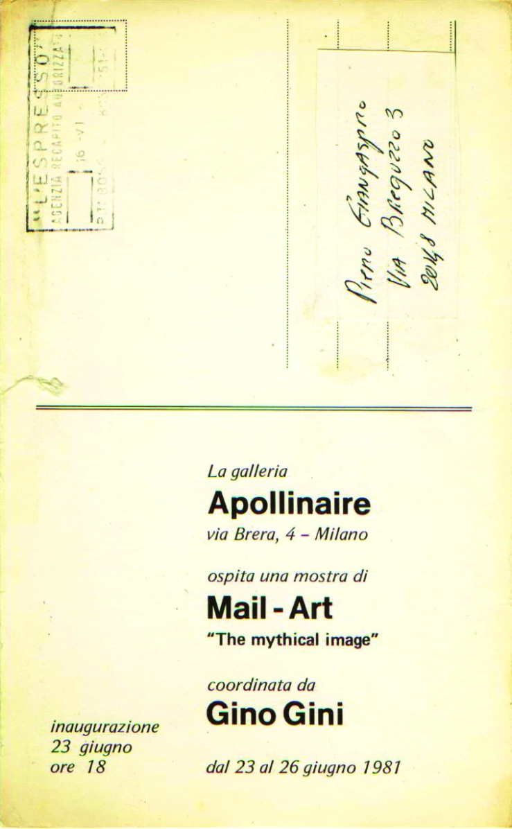 1981 mail art galleria apollinaire 1